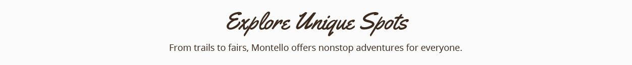 explore unique spots